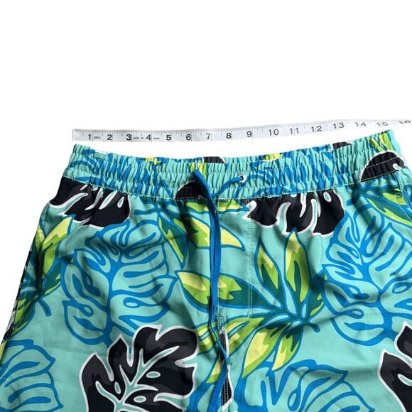 Hurley Men's Cannonball Volley Hybrid Board Shorts Blue Green Black Size Medium - Picture 6 of 8